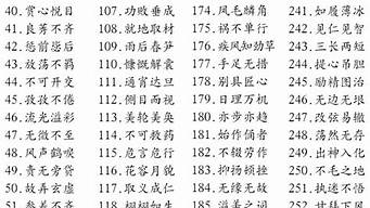 带明的成语100个_带明的成语100个成语