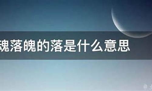 失魂落魄的意思用具体的情景表现出来是什么_失魂落魄的意思用具体的情景表现出来是什么词语